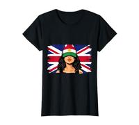 Kurdistan Britain Flags Women Roots British Kurdish Heritage T-Shirt