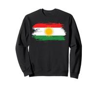 Kurdistan Flag - Beautiful Kurdistan Football Banner Sweatshirt