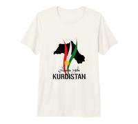 Kurdistan Flag Nowruz, Bakur Rojava Bashur, i Love Kurdistan Premium T-Shirt