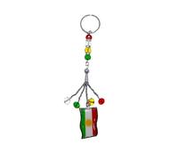 Kurdistan Keyring with Kurdish Flag - Kurdish Keychain - Gift Man Woman, yellow, 3,7x5,0cm