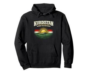 Kurdistan Where The Sun Rises Kurdish Kurd Pullover Hoodie