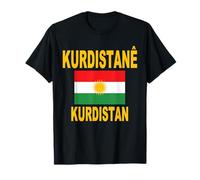 Kurdistane Flag T-Shirt Cool Kurdish Kurdistan Flags Top Tee T-Shirt