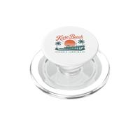 Kure Beach North Carolina Sunset Pier Scene PopSockets PopGrip for MagSafe