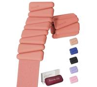 kure.fit Weighted Bangles | Adjustable Wrist and Ankle Weights for Women 0.45kg Each (Set of 2) | Ankle Weights for Yoga, Pilates & Walking | Leg & Arm Weights for Men | Home & Gym Workouts | Peach