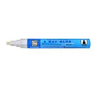 Artemio Kure take Zig 2 Way Glue Pen, 1 Piece, Chisel Tip MSB 15P, Clear,Blue