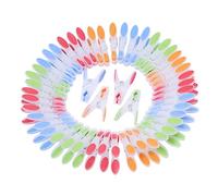 Kurelle 6 Dozen / 72 pcs Clothes Drying Strong Clips Laundry Home Pegs Windproof Clothes Pin Extra Large Non-slip Ergonomic Soft Rubber Grip Clothespins for Indoor Outdoor Washing Line Laundry Racks