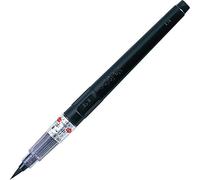 Kuretake Fude Brush Pen (No.22), Medium tip marker, Black Ink Refillable, for Calligraphy, Manga, Drawing, Professional, Artist, Made in Japan