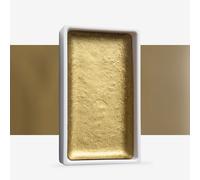 Kuretake : Gansai Tambi Japanese Watercolour : Large Pan : Bluish Gold