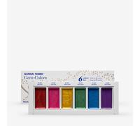 Kuretake Gansai Tambi Gem Colors, Watercolor paint set, 6 colors, Professional-quality for artists and crafters, AP-Certified, for adult, Made in Japan, MC20GC/6V