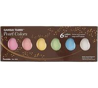 Kuretake Gansai Tambi Set, 6 Count (Pack of 1), Pearl Colors