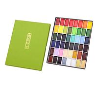 Kuretake GANSAI TAMBI Watercolor paint set 48 colours, Professional-quality art supplies for artists sketching, Non-Toxic, Made in Japan