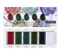 Kuretake Gansai Tambi Watercolour Paints Set - 5 Granulating Colors Set 2