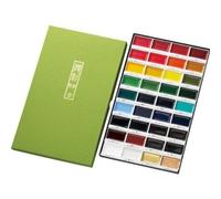 Kuretake MC20/36V Gansai Tambi Etegami Watercolor Jananese Paint 36 Colors Set