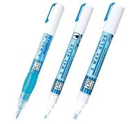 Kuretake Zig 2 Way Glue Pen 3 Variety Set, Adhesive for Professional,Artists, Crafting, Scrapbooking, Gift Card, Made in Japan