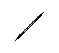 Kuretake ZIG Art and Graphic 2 Tip Brush Pen 009 Black