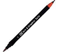 Kuretake ZIG Art and Graphic Twin Tip Brush Marker Pen 029 Carmine