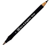 Kuretake ZIG Art and Graphic Twin Tip Brush Marker Pen 049 Beige