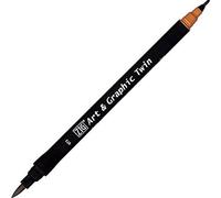 Kuretake ZIG Art and Graphic Twin Tip Brush Marker Pen 073 Sand