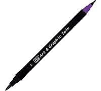 Kuretake ZIG Art and Graphic Twin Tip Brush Marker Pen 660 Deep Violet