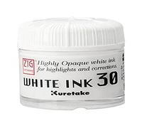 Kuretake Zig Cartoonist Ink 30ml Bottle - White