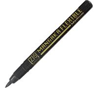 Kuretake ZIG Cartoonist, Mangaka Flexible, Medium Black (CNMM-010)