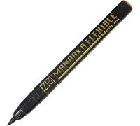 Kuretake ZIG Cartoonist, Mangaka Flexible, Medium Sepia (CNMM-065), brown