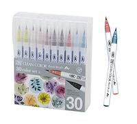 Kuretake ZIG CLEAN COLOR Real Brush Muted colours 30 colour set (Dusty Tones 30 colours set)