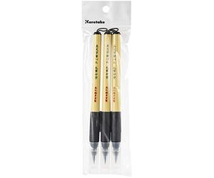 KURETAKE ZIG CORPORATION BIMOJI FUDE PEN 3/PK BRUSH/BLCK