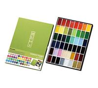 Kuretake ZIG CORPORATION GANSAI TAMBI PKG, Assorted Colors, 48 Colors