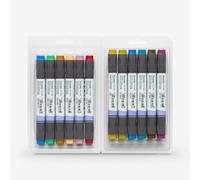 Kuretake : Zig : Kurecolor Twin WS Marker : Set of 12 : Dull Colours