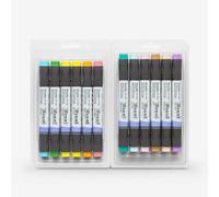 Kuretake : Zig : Kurecolor Twin WS Marker : Set of 12 : Natural Colours