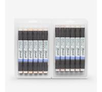 Kuretake : Zig : Kurecolor Twin WS Marker : Set of 12 : Neutral and Natural Colours
