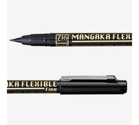 Kuretake ZIG CARTOONIST MANGAKA FLEXIBLE Fine, for art, illustration, lettering, graphic designers, urban artists, paper crafters, Smudge-proof, Lightfast, Xylene Free, Odourless
