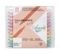 Kuretake Zig Memory System Calligraphy II Set - Set of 24, Dual Tip
