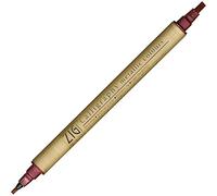 Kuretake Zig Memory System Metallic Twin Marker Calligraphy Pen - 2.0mm & 3.5mm