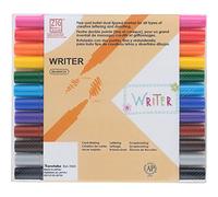 Kuretake Zig Memory System Writer Colour Set - 0.5mm & 1.2mm, Set of 12, Dual Tip