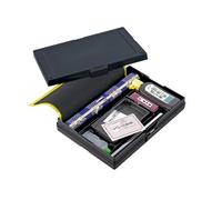 Kuretake Zig Traditional Japanese Calligraphy Set Traditional Calligraphy Kit (Includes Bushes, Ink, Mat, Paperweight, Trays & More)
