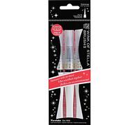 Kuretake Zig Wink of Stella Brush II, Glitter Clear 3 pcs set, Shimmer and Sparkle Flexible tip pens, for Card Making, Craft, Made in Japan