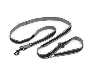 Kurgo 6-in-1 Quantum Leash V2.0 - Versatile Dog Walking Leash Black