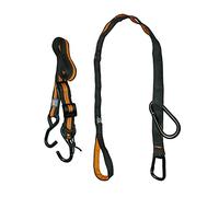 Kurgo Auto ZipLine for Dogs, Dog Safety Restraint for Car, Boat or Campsite, Quick & Easy Installation, Adjustable Length, Black/Orange