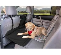 Kurgo Barrier and Rear Seat Extender for Dogs, Suitable for Most Cars and Jeeps, Supports Dogs Up to 45 kg, Reversible, Black/Hampton Sand, Backseat Bridge