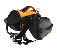 Kurgo Baxter Backpack for Dogs - Black and Orange - BIG - 22kg - 50kg