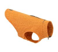 Kurgo Core Dog Sweater, Knit Dog Sweater With Fleece Lining, Cold Weather Pet Jacket, Zipper Opening for Harness, Adjustable Neck, Year-Round Sweater for Large Dogs (Orange, Large)
