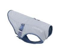 Kurgo Dog Core Cooling Vest, Large, Grey | Summer Cooling Jacket, Evaporative Cooling, Harness-Compatible, Reflective Accents