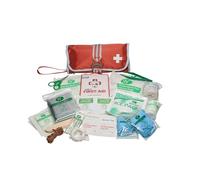 Kurgo Dog First Aid Kit, 50 Piece Pet Medical Kit, Compact & Portable, Durable Material, Paprika Red
