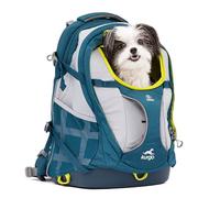 Kurgo G-Train Dog Carrier Backpack - Comfortable Travel Bag for Pets Up to 11 kg - Waterproof Bottom - Multi-Compartment Pack - Dog Hiking Gear - Rugged Adventure Backpack - Ink Blue