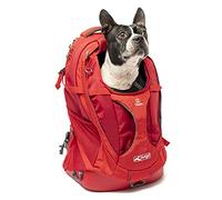 Kurgo G-Train Dog Carrier Backpack - Comfortable Travel Bag - Waterproof Armorsole Base - Convertible Backpack to Carrier - Padded Laptop Compartment - Hands-Free Pet Travel Backpack