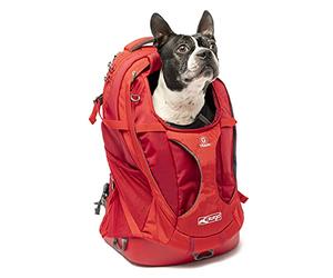 Kurgo G-Train Dog Carrier Backpack - Comfortable Travel Bag - Waterproof Armorsole Base - Convertible Backpack to Carrier - Padded Laptop Compartment - Hands-Free Pet Travel Backpack