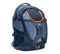 Kurgo G-Train Dog Carrier Backpack for Small Pets, Backpacks for Dogs and Cats, Airline Approved, For Hiking or Travel (Navy Blue)