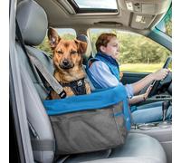 Kurgo Heather Booster Seat Grey/Coastal Blue - Single